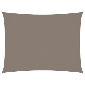 Rectangular sail awning in taupe gray oxford fabric 6x8 m by vidaXL, Umbrellas - Ref: Foro24-135443, Price: 122,88 €, Discoun...
