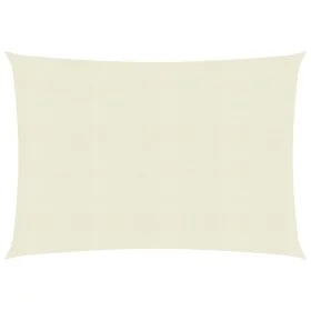 Cream HDPE sail awning 160 g/m² 2x2.5 m by vidaXL, Umbrellas - Ref: Foro24-311171, Price: 21,85 €, Discount: %