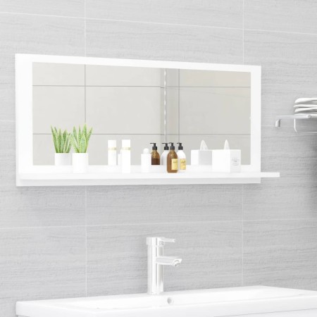 Badezimmerspiegel aus weißem Sperrholz, 90 x 10,5 x 37 cm von vidaXL, Badezimmerwaschtische - Ref: Foro24-804580, Preis: 35,2...