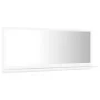 White plywood bathroom mirror 90x10.5x37 cm by vidaXL, bathroom vanities - Ref: Foro24-804580, Price: 34,75 €, Discount: %