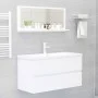 Badezimmerspiegel aus weißem Sperrholz, 90 x 10,5 x 37 cm von vidaXL, Badezimmerwaschtische - Ref: Foro24-804580, Preis: 34,7...