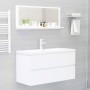 Badezimmerspiegel aus weißem Sperrholz, 90 x 10,5 x 37 cm von vidaXL, Badezimmerwaschtische - Ref: Foro24-804580, Preis: 35,2...