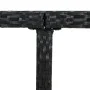 Set comedor de jardín 9 piezas y cojines ratán sintético negro de vidaXL, Conjuntos de jardín - Ref: Foro24-42543, Precio: 59...