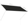 Einziehbare Markise 200x150 cm anthrazitgrau von vidaXL, Markisen - Ref: Foro24-143759, Preis: 50,97 €, Rabatt: %