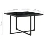 Set comedor de jardín 9 piezas y cojines ratán sintético negro de vidaXL, Conjuntos de jardín - Ref: Foro24-42543, Precio: 59...