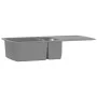 Kitchen sink with two gray granite bowls by vidaXL, Sinks - Ref: Foro24-142947, Price: 260,48 €, Discount: %