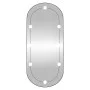 Oval wall mirror with glass LED lights 45x100 cm by vidaXL, Mirrors - Ref: Foro24-3189164, Price: 50,47 €, Discount: %