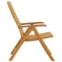 Reclining garden chairs and cushions 2 pcs solid teak wood by vidaXL, Garden chairs - Ref: Foro24-3196434, Price: 329,85 €, D...
