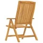 Reclining garden chairs and cushions 2 pcs solid teak wood by vidaXL, Garden chairs - Ref: Foro24-3196434, Price: 329,85 €, D...