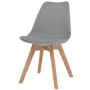 Esszimmerstühle 6 Einheiten grauer Kunststoff von vidaXL, Essstühle - Ref: Foro24-274851, Preis: 302,23 €, Rabatt: %