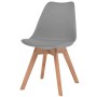 Esszimmerstühle 6 Einheiten grauer Kunststoff von vidaXL, Essstühle - Ref: Foro24-274851, Preis: 307,05 €, Rabatt: %