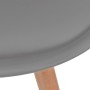 Sillas de comedor 6 unidades plástico gris de vidaXL, Sillas de comedor - Ref: Foro24-274851, Precio: 307,05 €, Descuento: %