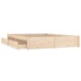 Estructura de cama con cajones 120x190 cm