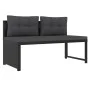 Garden furniture set 4 pieces black synthetic rattan by vidaXL, Garden sets - Ref: Foro24-44287, Price: 289,67 €, Discount: %