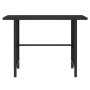 Gartenmöbel-Set 4-teilig aus schwarzem synthetischem Rattan von vidaXL, Gartensets - Ref: Foro24-44287, Preis: 276,93 €, Raba...