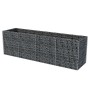 Gabionenbett aus Stahl 360x90x100 cm von vidaXL, Töpfe und Pflanzgefäße - Ref: Foro24-142553, Preis: 191,95 €, Rabatt: %