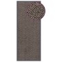 Felpudo de nudo marrón oscuro 60x150 cm de vidaXL, Felpudos - Ref: Foro24-326938, Precio: 31,00 €, Descuento: %