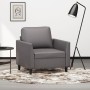 Sillón cuero sintético gris 60 cm | Foro24.es | Tu tienda online para hogar, jardín y más Foro24.es