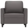 Gray synthetic leather armchair 60 cm by vidaXL, Sofas - Ref: Foro24-359325, Price: 142,02 €, Discount: %