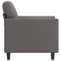 Sillón cuero sintético gris 60 cm | Foro24.es | Tu tienda online para hogar, jardín y más Foro24.es