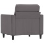 Sillón cuero sintético gris 60 cm | Foro24.es | Tu tienda online para hogar, jardín y más Foro24.es