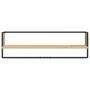 Wall shelves with bars 6 pcs engineered wood Sonoma oak by vidaXL, Shelves and shelves - Ref: Foro24-836314, Price: 89,07 €, ...