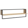 Wandregale mit Stangen, 6 Stück, Holzwerkstoff, Sonoma-Eiche von vidaXL, Regale und Regale - Ref: Foro24-836314, Preis: 90,58...