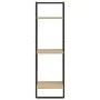 Wall shelves with bars 6 pcs engineered wood Sonoma oak by vidaXL, Shelves and shelves - Ref: Foro24-836314, Price: 89,07 €, ...