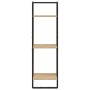 Wandregale mit Stangen, 6 Stück, Holzwerkstoff, Sonoma-Eiche von vidaXL, Regale und Regale - Ref: Foro24-836314, Preis: 90,58...