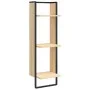 Wall shelves with bars 6 pcs engineered wood Sonoma oak by vidaXL, Shelves and shelves - Ref: Foro24-836314, Price: 89,07 €, ...