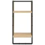 Wall shelves with bars 6 pcs engineered wood Sonoma oak by vidaXL, Shelves and shelves - Ref: Foro24-836314, Price: 89,07 €, ...