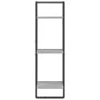 Wall shelves with bars 6 pieces Sonoma gray engineered wood by vidaXL, Shelves and shelves - Ref: Foro24-836316, Price: 74,80...