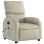 Cremefarbener Massagesessel aus Kunstleder von vidaXL, Sessel - Ref: Foro24-373442, Preis: 244,71 €, Rabatt: %