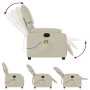 Cremefarbener Massagesessel aus Kunstleder von vidaXL, Sessel - Ref: Foro24-373442, Preis: 244,71 €, Rabatt: %