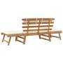 Garden bench with cushions 2 in 1 190 cm solid acacia wood by vidaXL, garden benches - Ref: Foro24-42647, Price: 181,68 €, Di...