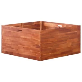 Acacia wood flowerbed 100x100x50 cm by vidaXL, Pots and planters - Ref: Foro24-44026, Price: 157,97 €, Discount: %