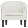 Weißer Kunstledersessel von vidaXL, Sessel - Ref: Foro24-356460, Preis: 185,84 €, Rabatt: %