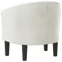 Sillón cuero sintético blanco de vidaXL, Sillones - Ref: Foro24-356460, Precio: 182,26 €, Descuento: %