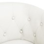 Sillón cuero sintético blanco de vidaXL, Sillones - Ref: Foro24-356460, Precio: 185,65 €