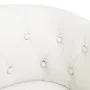 Sillón cuero sintético blanco de vidaXL, Sillones - Ref: Foro24-356460, Precio: 182,26 €, Descuento: %