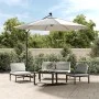Hanging umbrella with LED lights and metal pole 300 cm sand by vidaXL, Umbrellas - Ref: Foro24-42970, Price: 133,72 €, Discou...