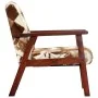 Weißer und brauner Sessel aus echtem Ziegenleder von vidaXL, Sessel - Ref: Foro24-247644, Preis: 227,83 €, Rabatt: %