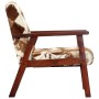 Weißer und brauner Sessel aus echtem Ziegenleder von vidaXL, Sessel - Ref: Foro24-247644, Preis: 232,20 €, Rabatt: %