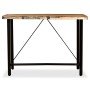 Bar furniture set 7 pieces solid recycled wood genuine leather by vidaXL, Furniture sets for kitchens and dining rooms - Ref:...