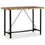 Bar furniture set 7 pieces solid recycled wood genuine leather by vidaXL, Furniture sets for kitchens and dining rooms - Ref:...