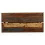 Bar furniture set 7 pieces solid recycled wood genuine leather by vidaXL, Furniture sets for kitchens and dining rooms - Ref:...