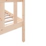 Solid pine wood bed frame 75x190 cm by vidaXL, Beds and slatted bases - Ref: Foro24-3101308, Price: 89,50 €, Discount: %