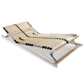 Slatted bed base with 28 slats 7 regions 70x200 cm by vidaXL, Beds and slatted bases - Ref: Foro24-246455, Price: 105,62 €, D...