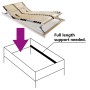 Slatted bed base with 28 slats 7 regions 70x200 cm by vidaXL, Beds and slatted bases - Ref: Foro24-246455, Price: 116,46 €, D...