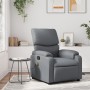 Sillón de masaje reclinable cuero sintético gris de vidaXL, Sillones - Ref: Foro24-373444, Precio: 215,89 €, Descuento: %
